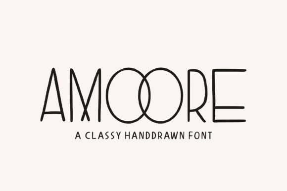 Amoore: A Modern Sans Serif