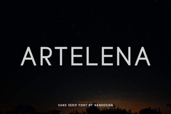 Artelena: A Modern Sans Serif for Web Design