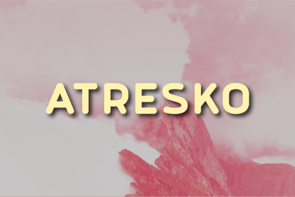 Atresko: A Modern Sans Serif Typeface for Editorial Design