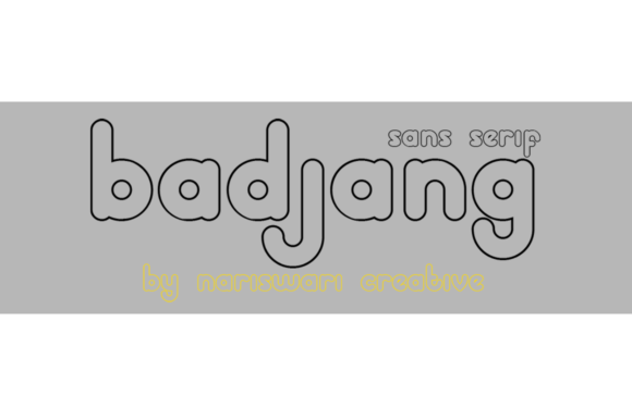 Badjang: A Clean Sans Serif for Creative Campaigns
