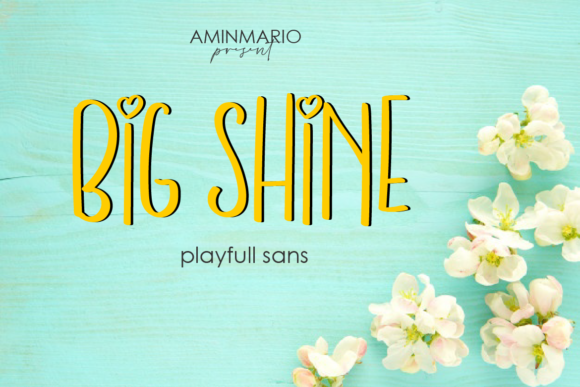Big Shine: A Modern Typeface for Creative Projects