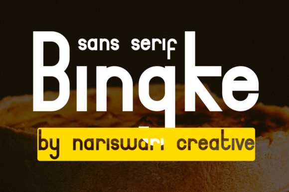 Bingke: A Clean Sans Serif Font for Creative Projects