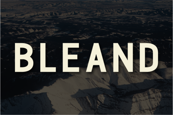 Bleand: A Simple, Professional Sans Serif Font for Your Brand