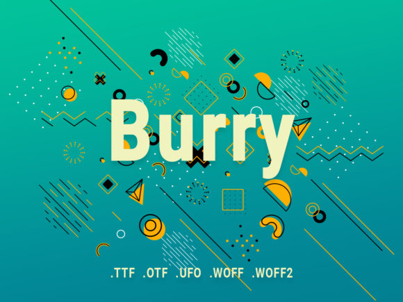 Burry: A Font for Creative Makers