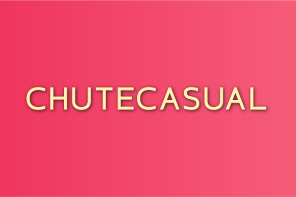 Chutecasual: A Clean Sans Serif for Creative Projects