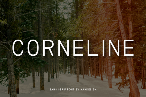 Corneline: A Modern Sans Serif for Web Design