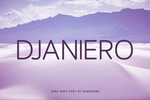 Djaniero Font: A Clean Typeface for Modern Web Design
