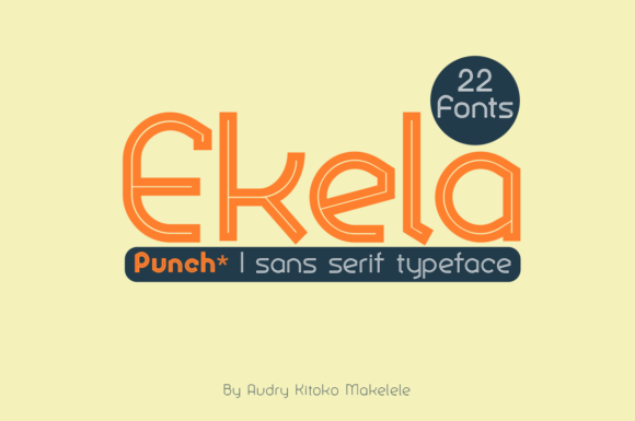 Ekela Punch: A Bold Sans Serif for Creative Projects