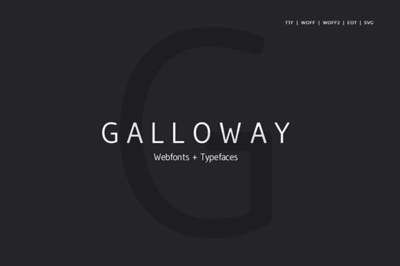 Galloway Font Review: A Clean, Versatile Typeface for Modern Campaigns