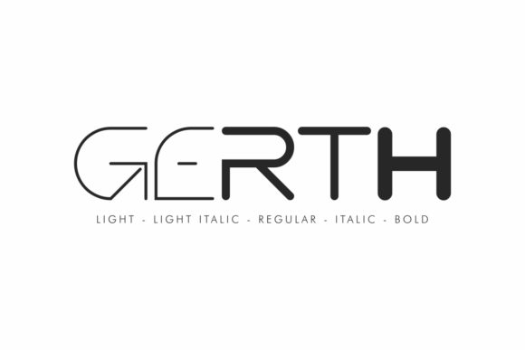 Gerth Font: A Modern Typeface for Strong Web Design
