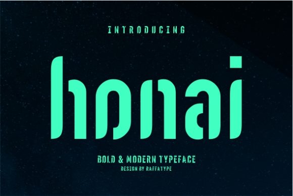 Honai: A Fun, Quirky Sans Serif