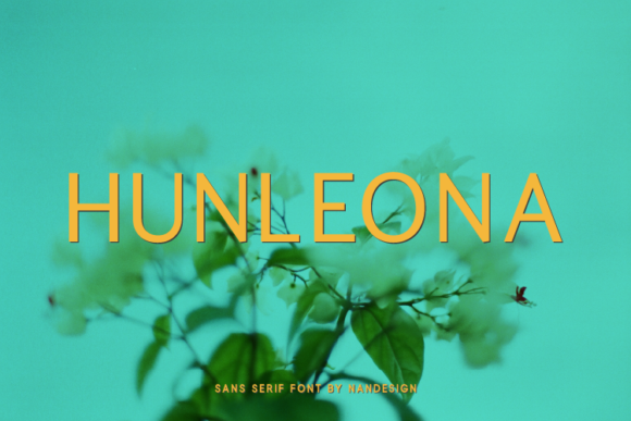 Hunleona: A Clean Font for Creative Campaigns