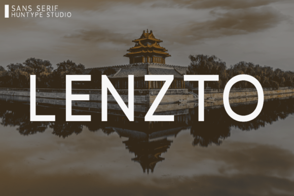 Lenzto Font: A Modern Sans Serif for Web Design