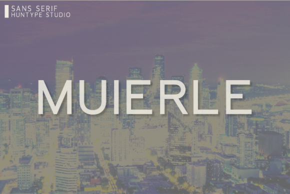 Muierle: A Clean Font for Creative Projects
