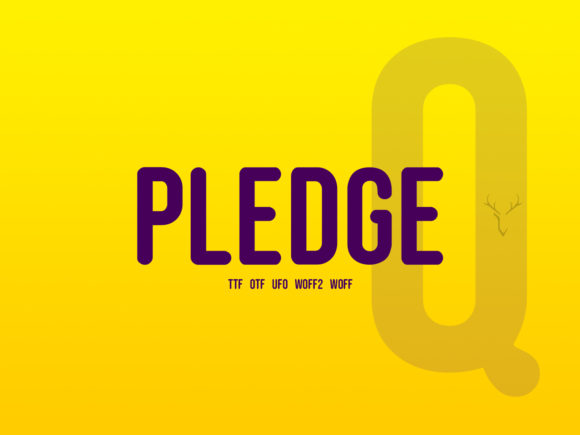 Pledge Font: Elegant & Effective