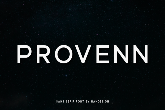 Provenn: A Clean Font for Creative Projects