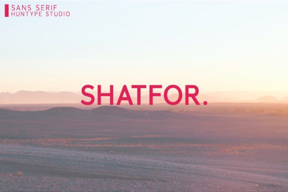 Shatfor Font: A Minimal Typeface for Modern Marketing