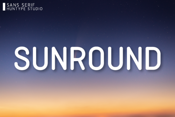 Sunround: A Modern Typeface for Digital Marketing