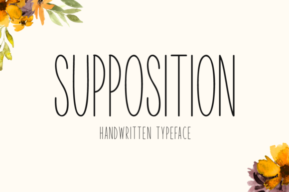 Supposition: A Clean Sans Serif Typeface for Modern Web Design