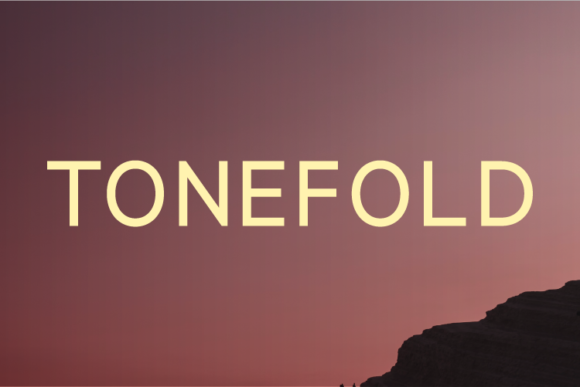 Tonefold: A Modern Typeface for Elegant Design